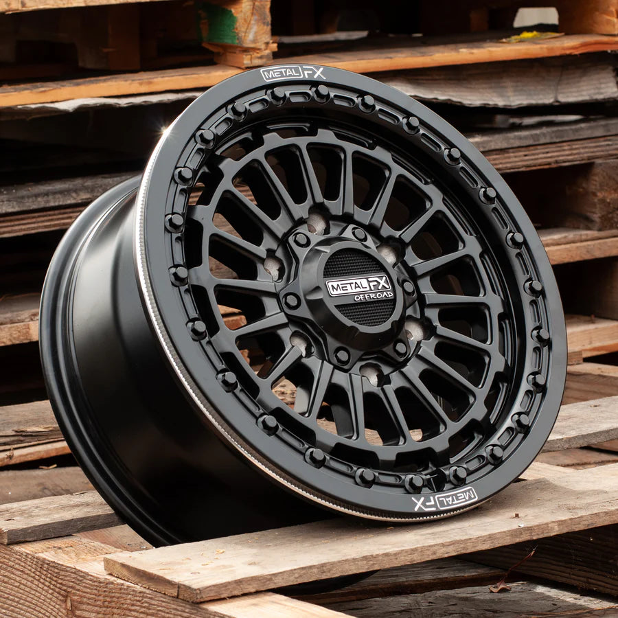 Delta 6R Beadlock | Satin Black | UTV Wheel Kit