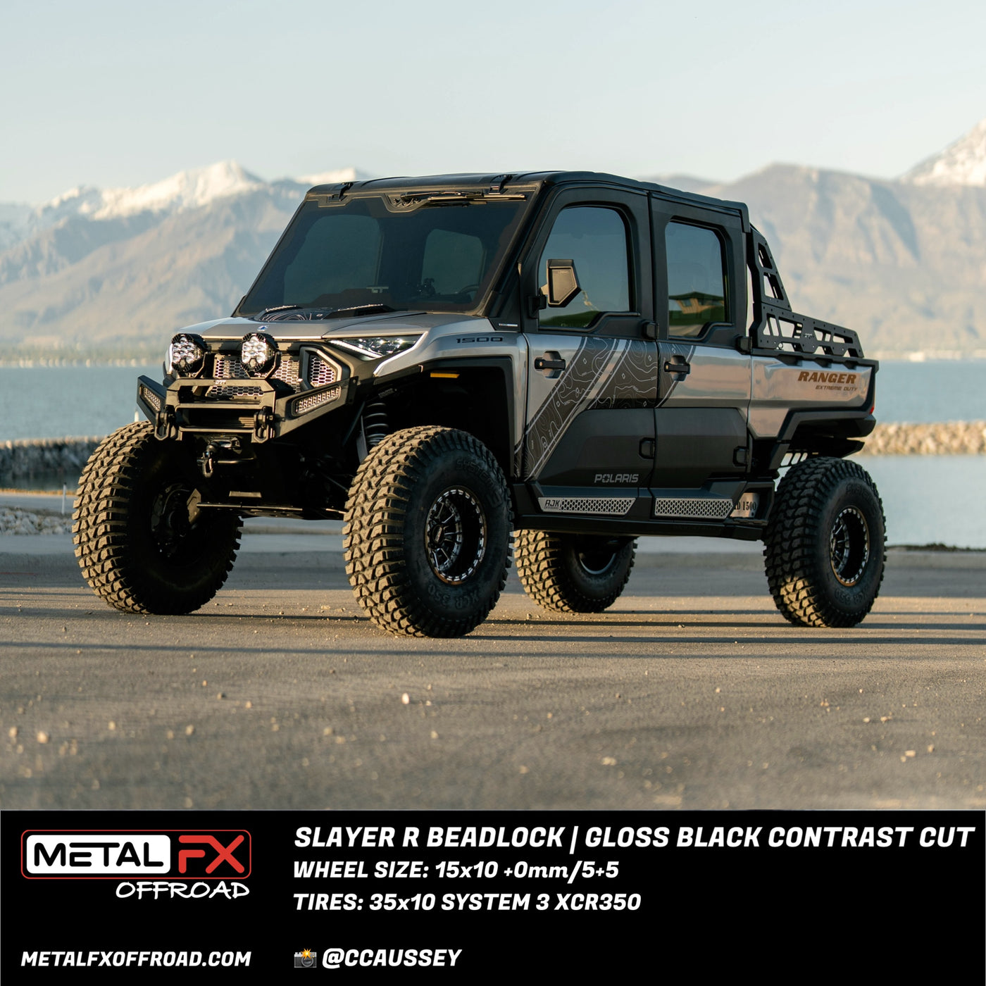 Slayer R Beadlock | Gloss Black Contrast Cut