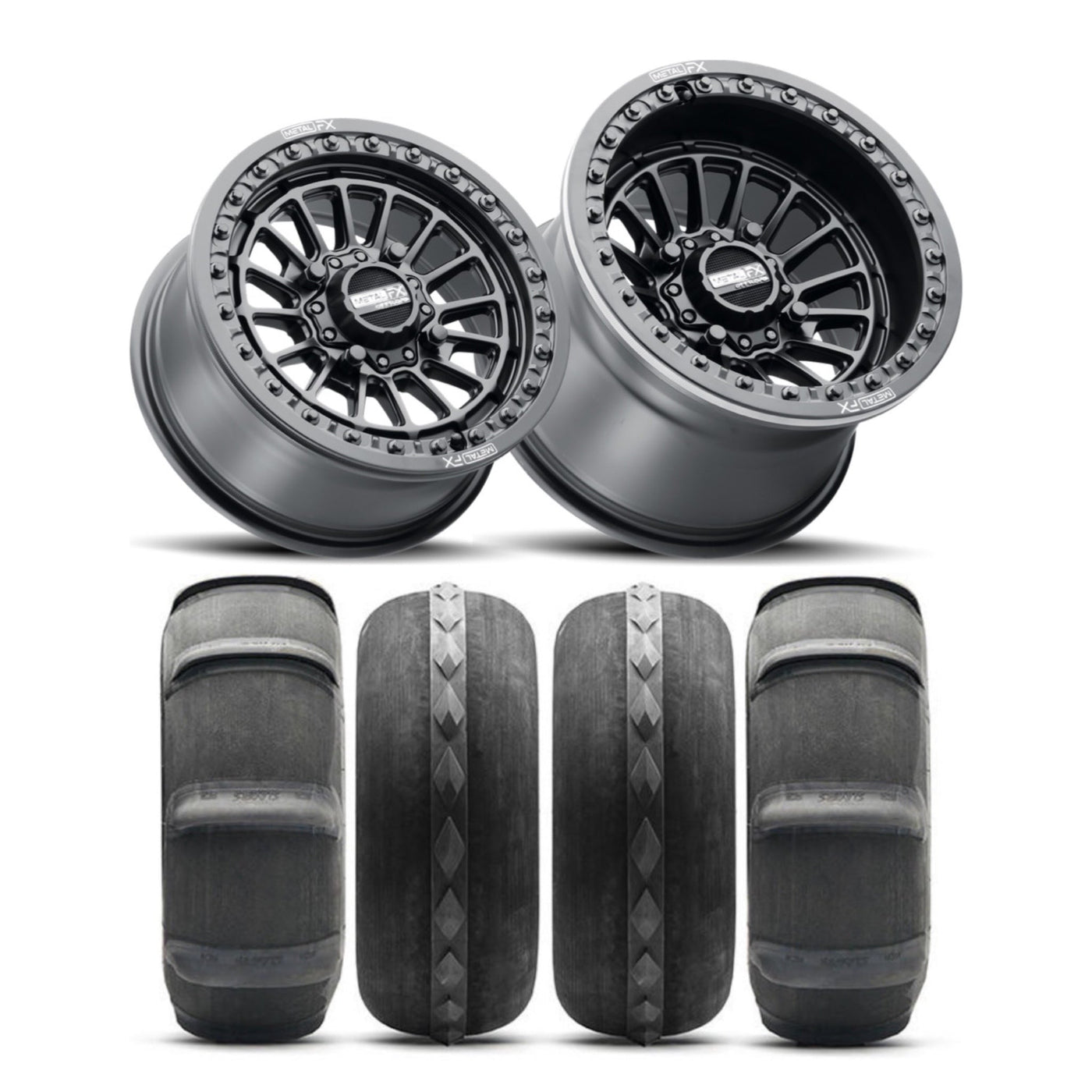 best SAND UTV Beadlock Wheel & Paddle Tire Kit at metal fx offroad